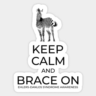 Keep Calm And Brace On Sticker